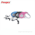New design Germany Quality mix color 3m/5m automatic Retractable dog leash with reflective stripe